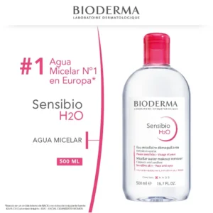 Sensibio H2O agua micelar para Piel sensible 500ml