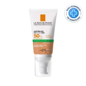 Protector Solar Rostro Anthelios UV Mune 400 Oil Control gel crema con color FPS50+ 50ml