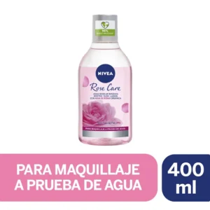 Rose Care Agua Micelar Bifásica Rostro Ojos Labios 400 mL